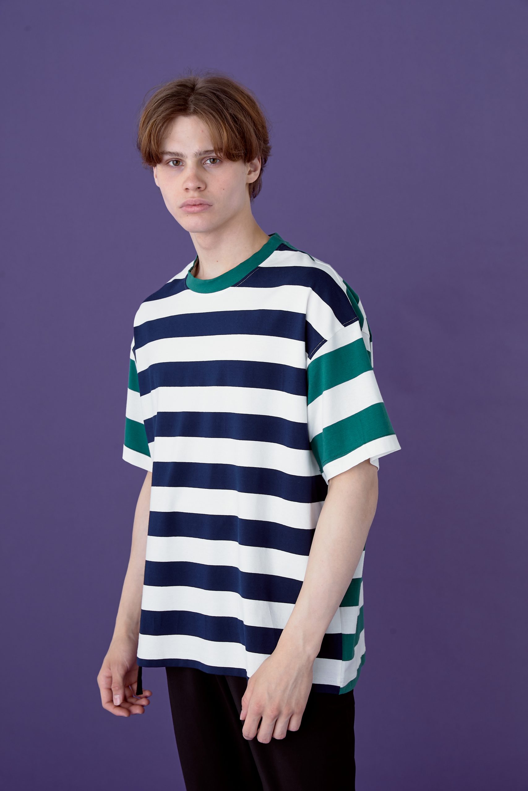 GREEN GIANT STRIPE OVERSIZE T-SHIRT - Leisure Projects