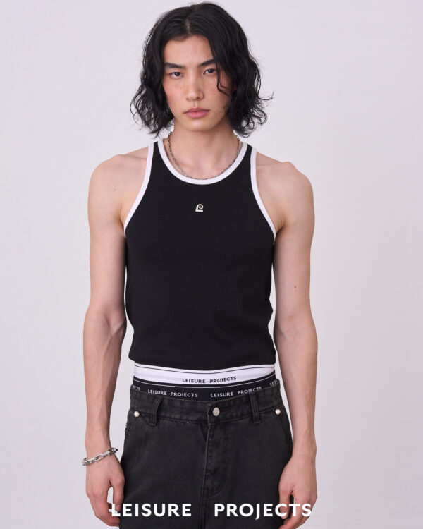 BLACK METAL LP ICON BODY FIT TANK TOP