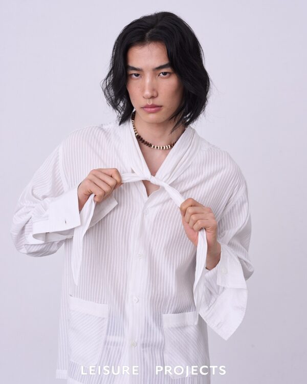 Summer Bow collar shirt