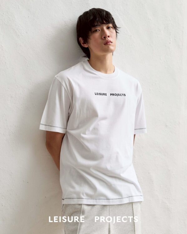 WHITE Leisure Projects Original Logo T-shirt