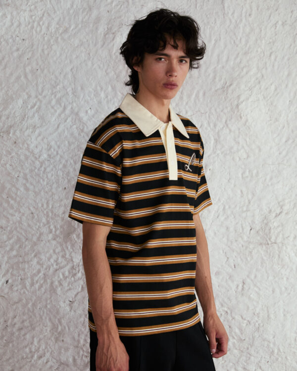 YELLOW Leisure Varsity polo shirt