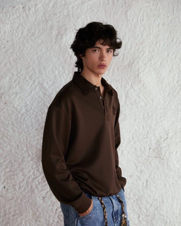 BROWN LEISURE ICON POLO