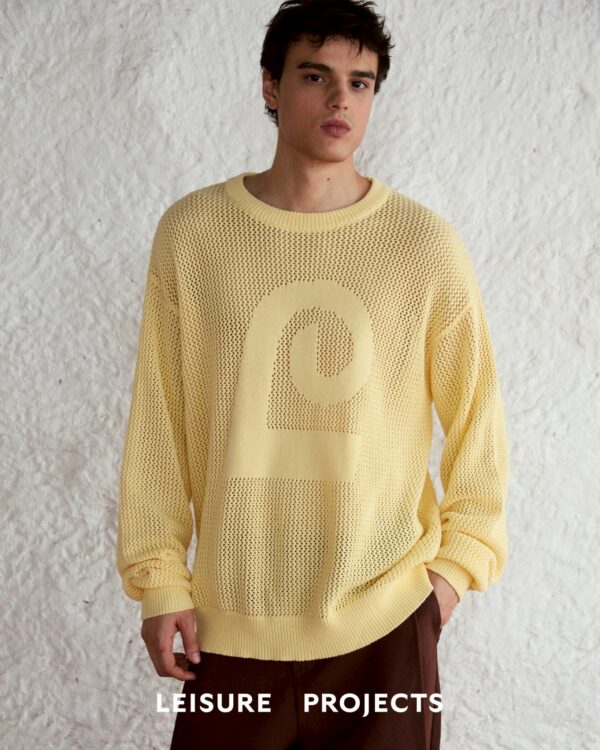 YELLOW LP ICON MESH PULLOVER