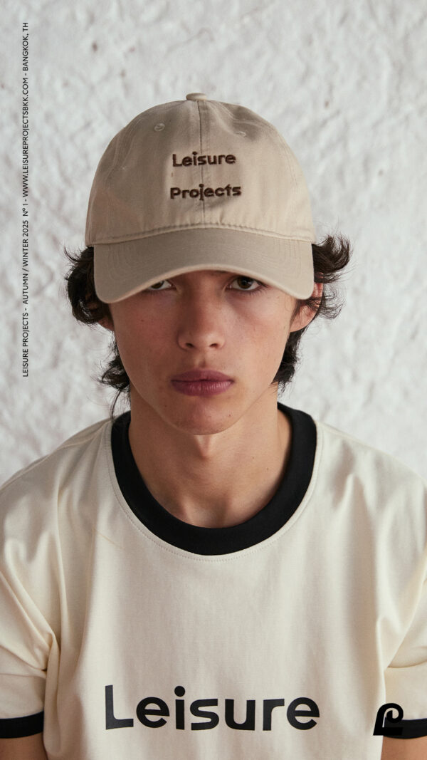 BEIGE LEISURE PROJECTS LOGO CAP