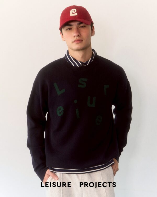 GREEN Messy Logo Jumper